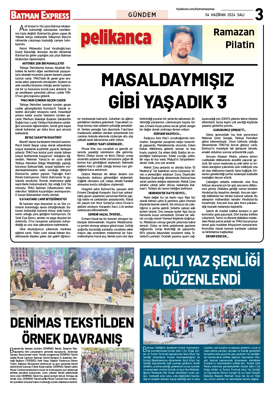 04 HAZİRAN 2024 SALI