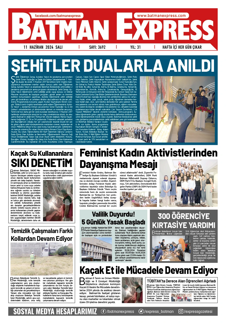 11 HAZİRAN 2024 SALI