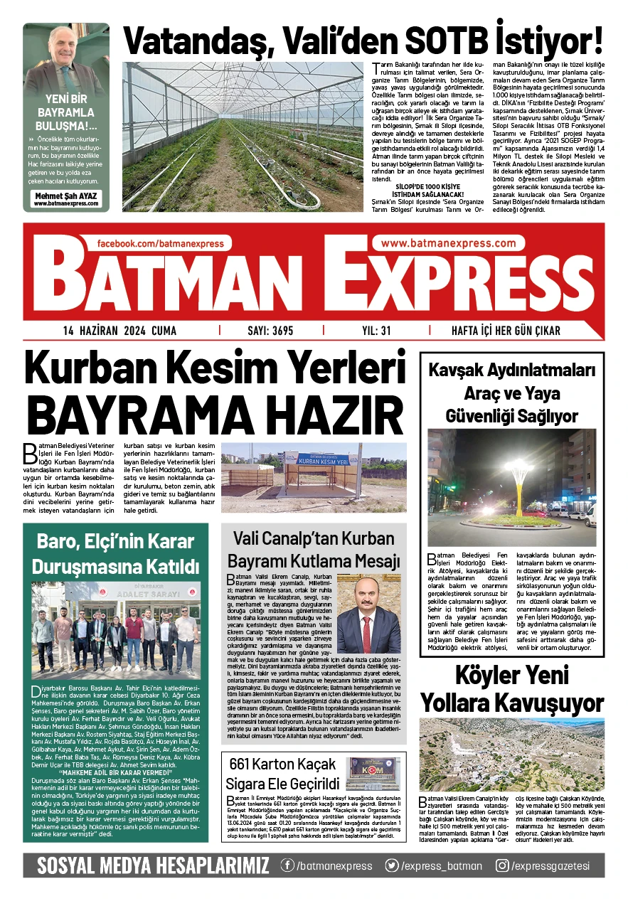 14 HAZİRAN 2024 CUMA