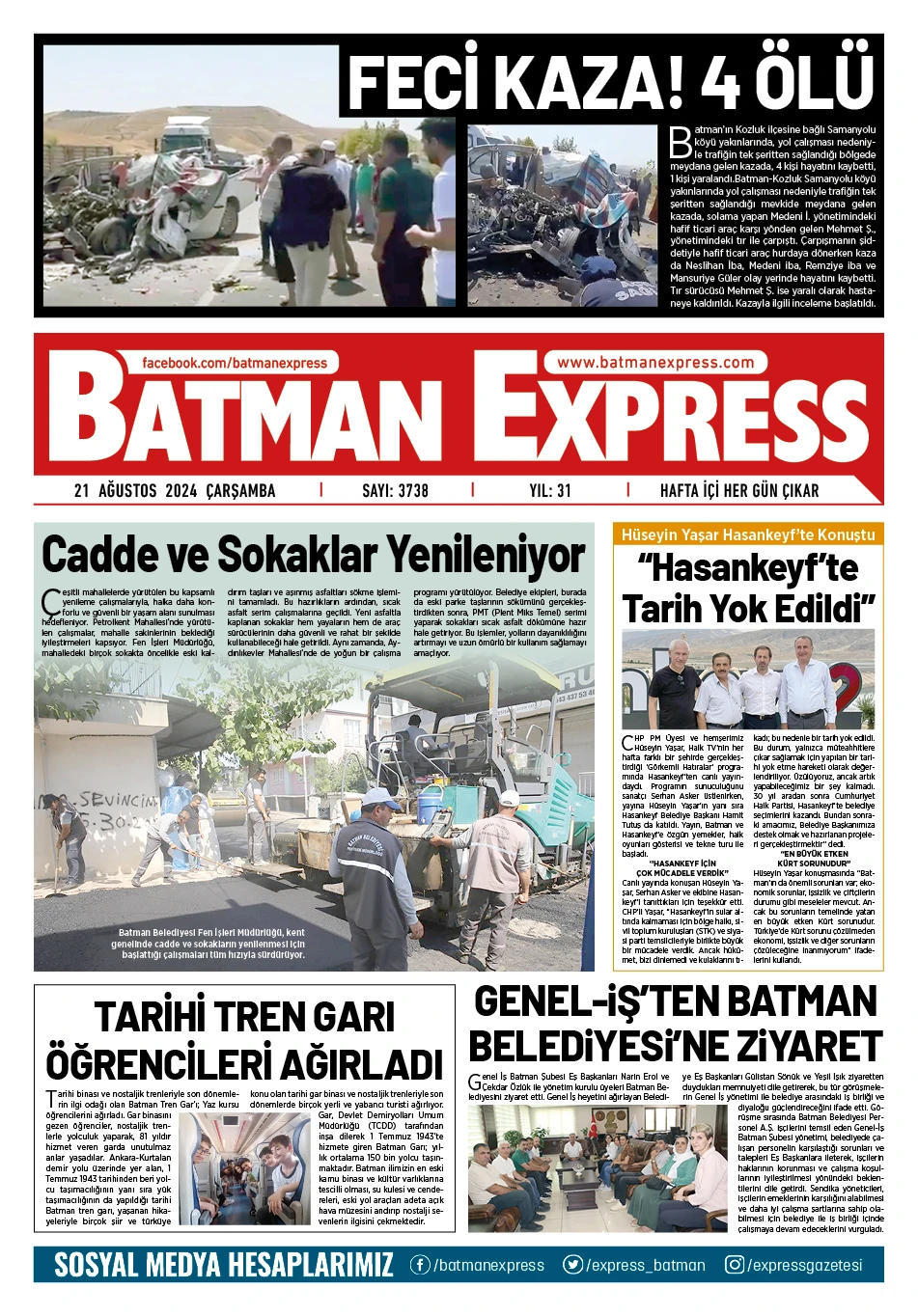 21 AĞUSTOS 2024 &Ccedil;ARŞAMBA