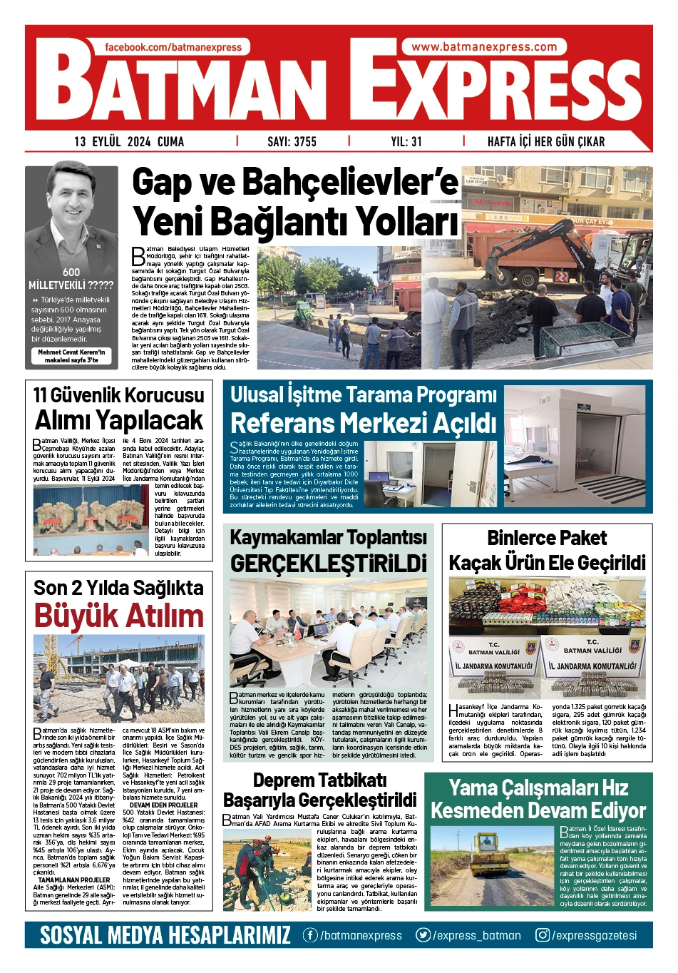 13 EYL&Uuml;L 2024 CUMA