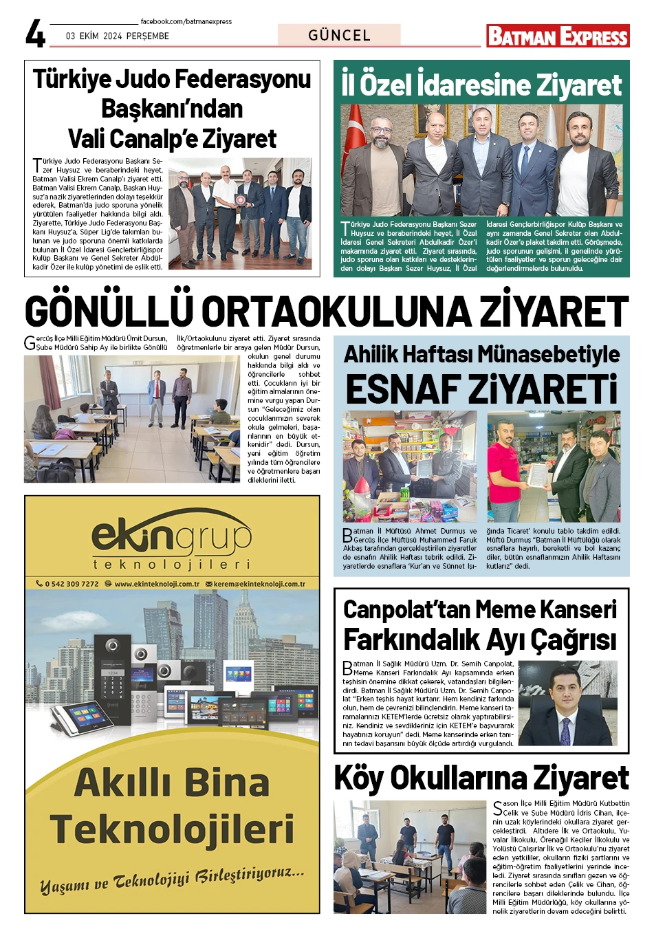 03 EKİM 2024 PERŞEMBE