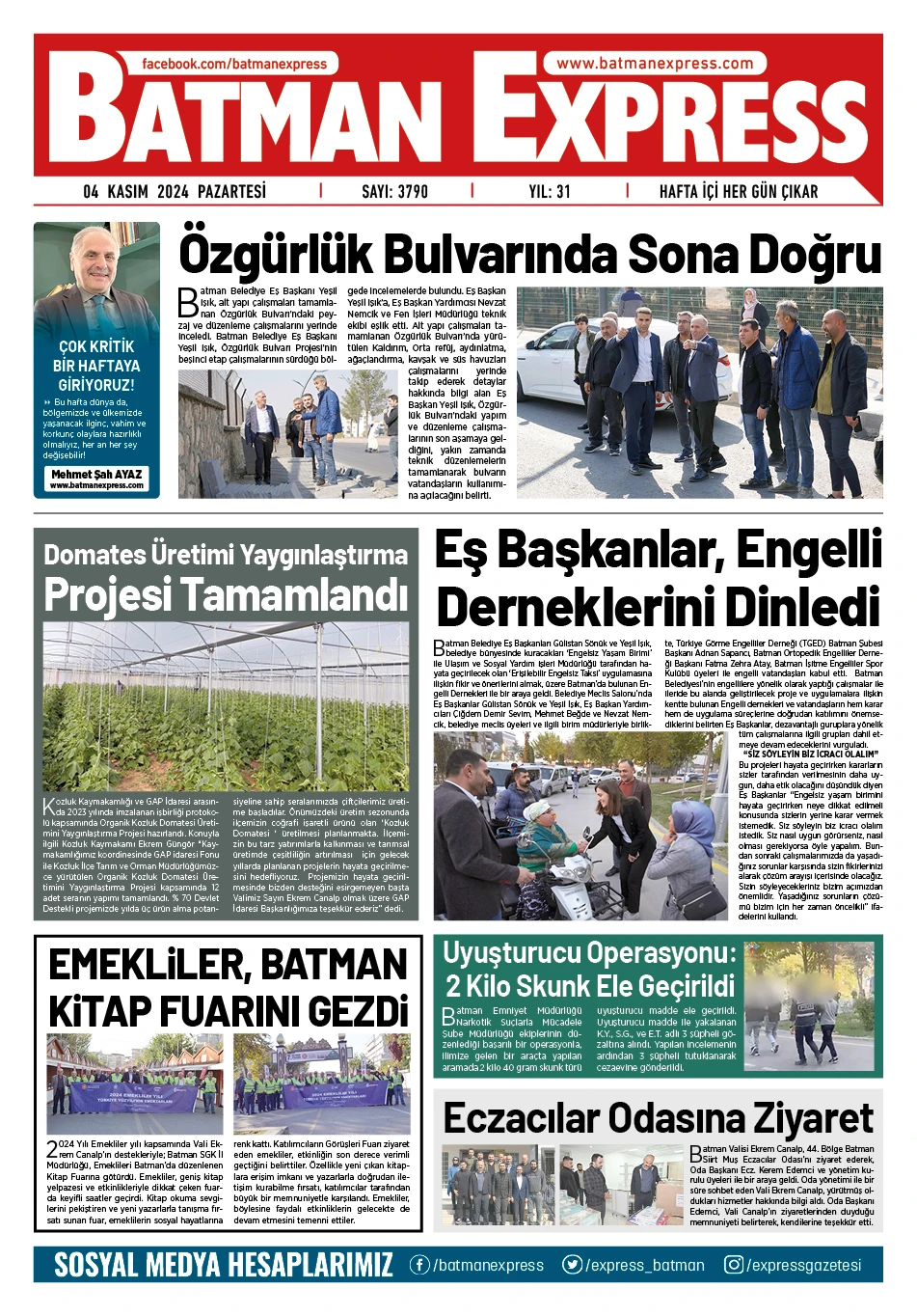 04 KASIM 2024 PAZARTESİ