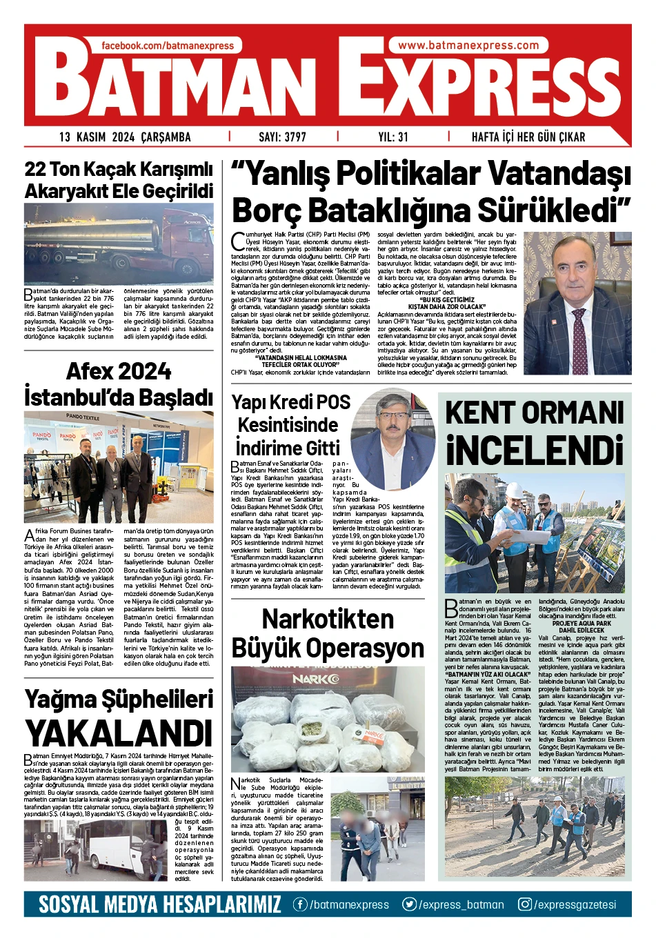 13 KASIM 2024 &Ccedil;ARŞAMBA