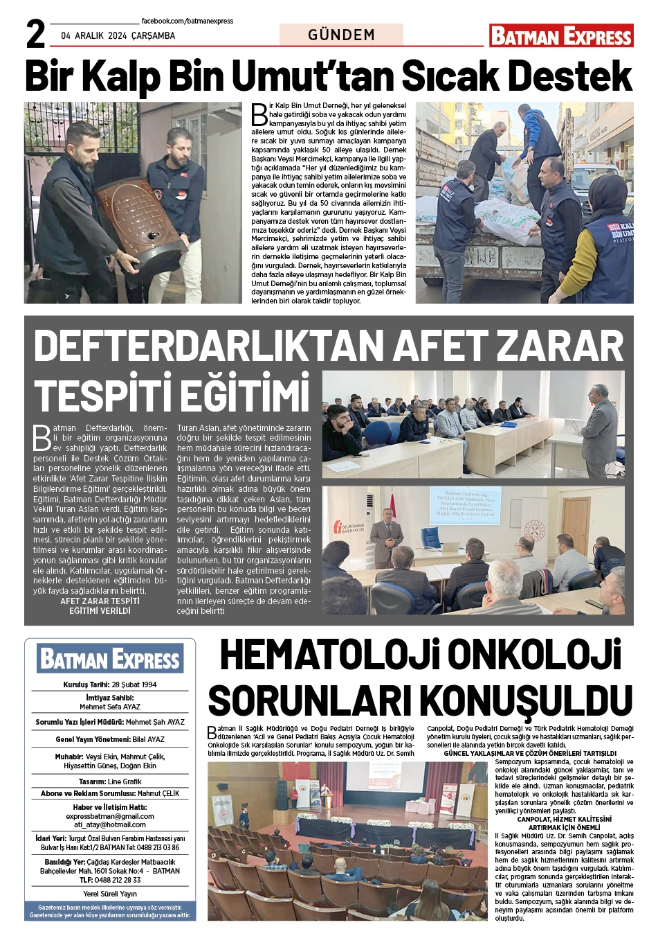 04 ARALIK 2024 ÇARŞAMBA