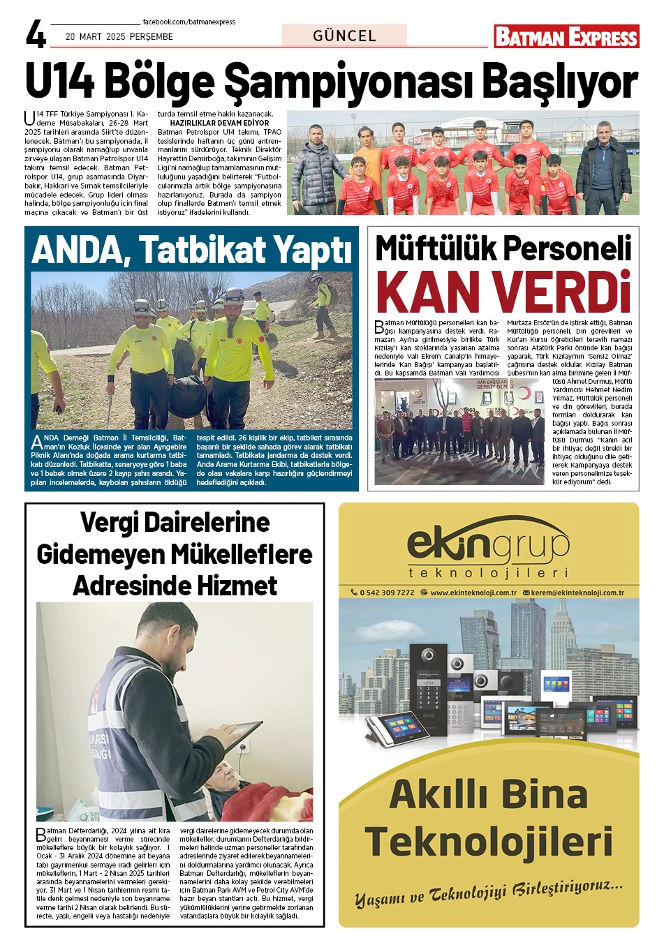 20 MART 2025 PERŞEMBE