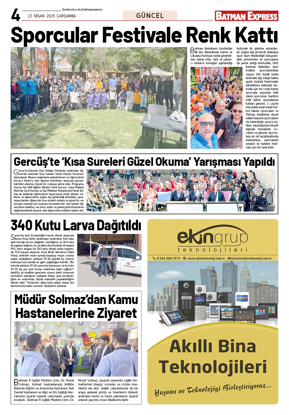 23 NİSAN 2025 ÇARŞAMBA