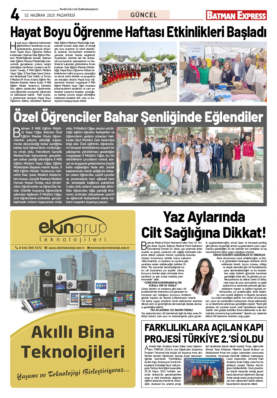 02 HAZİRAN 2025 PAZARTESİ