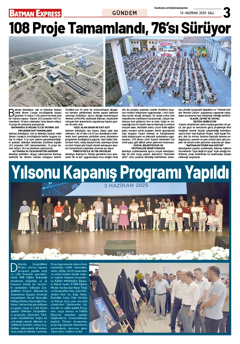 10 HAZİRAN 2025 SALI