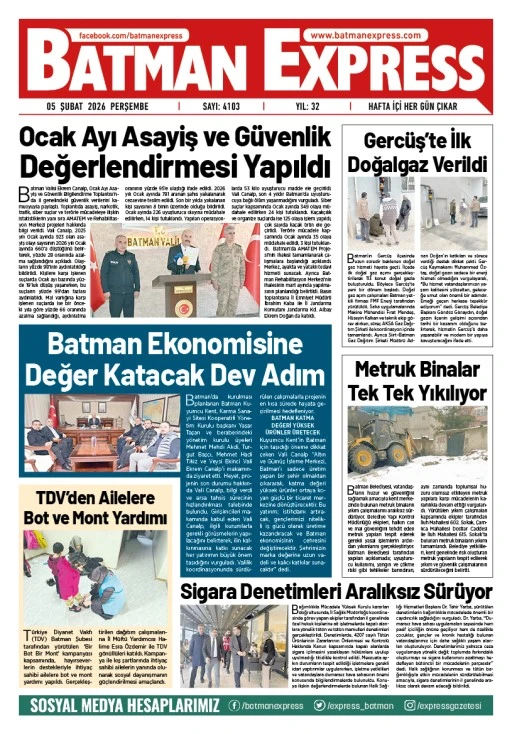 05 ŞUBAT 2026 PERŞEMBE