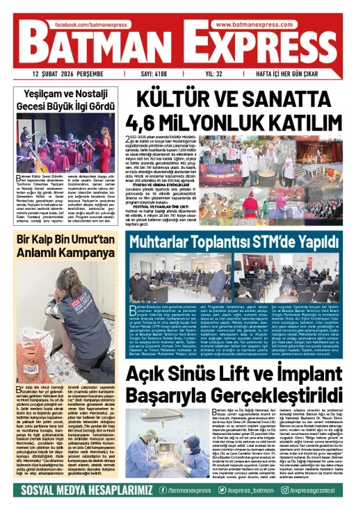 12 ŞUBAT 2026 PERŞEMBE