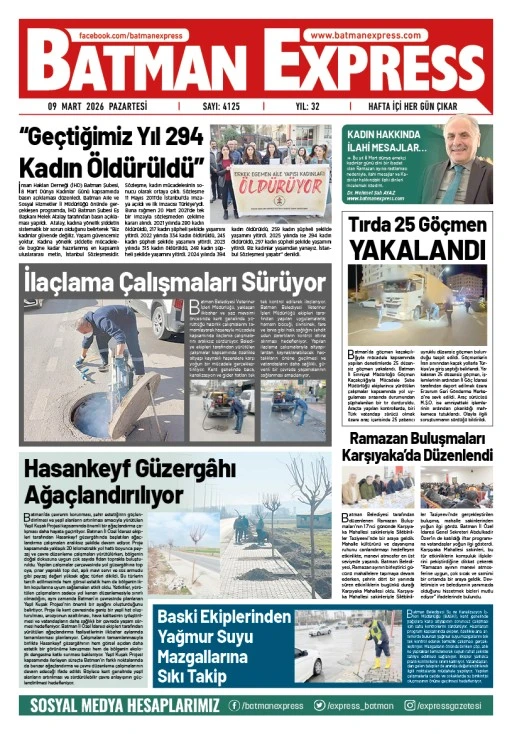 09 MART 2026 PAZARTESİ