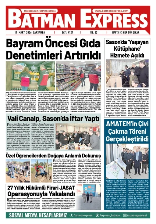 11 MART 2026 ÇARŞAMBA