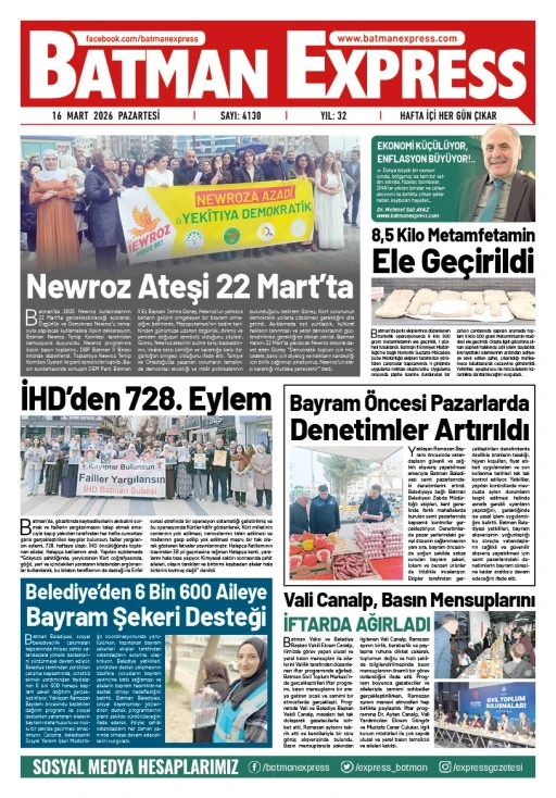 16 MART 2026 PAZARTESİ