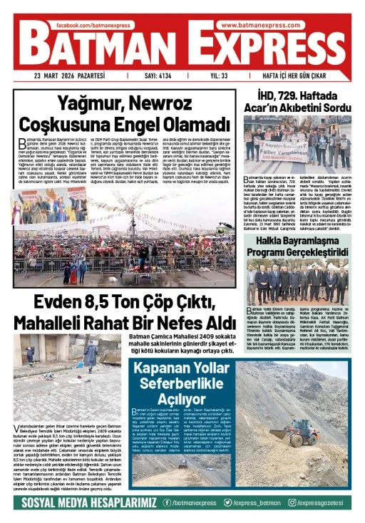 23 MART 2026 PAZARTESİ