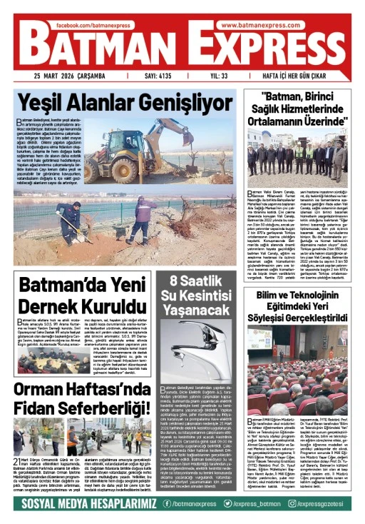 25 MART 2026 ÇARŞAMBA