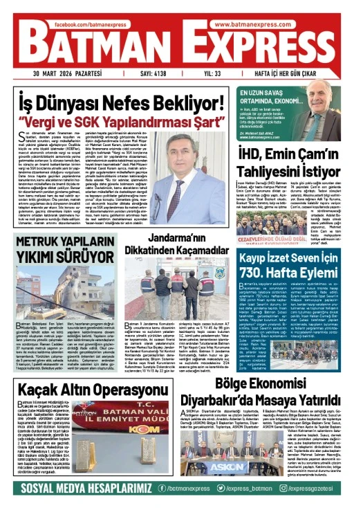 30 MART 2026 PAZARTESİ