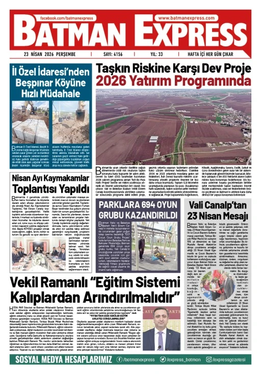 23 NİSAN 2026 PERŞEMBE