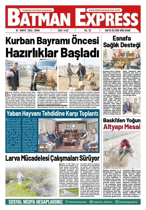 01 MAYIS 2026 CUMA