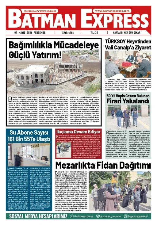 07 MAYIS 2026 PERŞEMBE