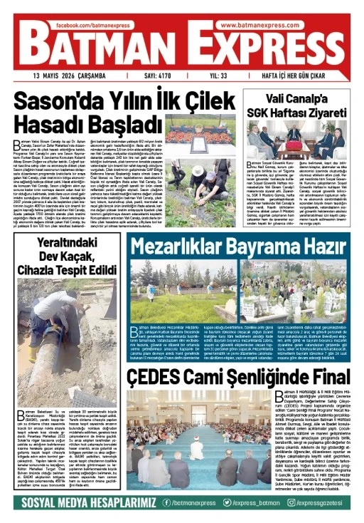 13 MAYIS 2026 ÇARŞAMBA