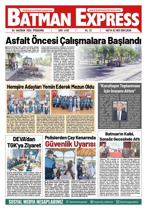 04 HAZİRAN 2026 PERŞEMBE