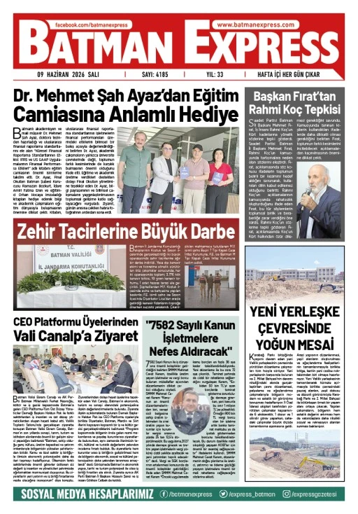 09 HAZİRAN 2026 SALI