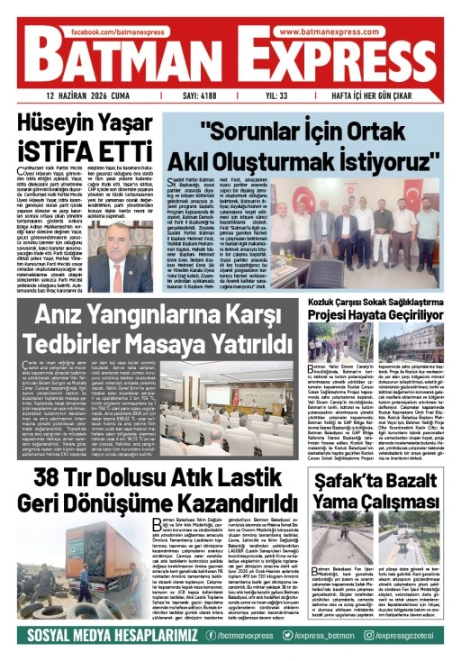 12 HAZİRAN 2026 CUMA