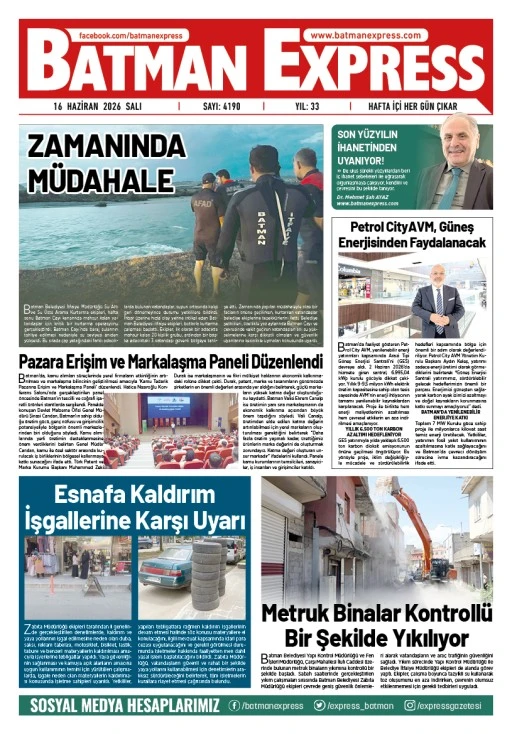 16 HAZİRAN 2026 SALI
