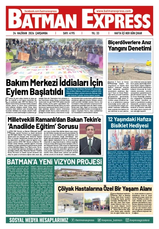 24 HAZİRAN 2026 ÇARŞAMBA