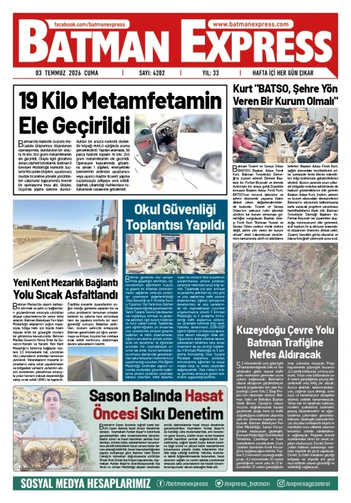 03 TEMMUZ 2026 CUMA