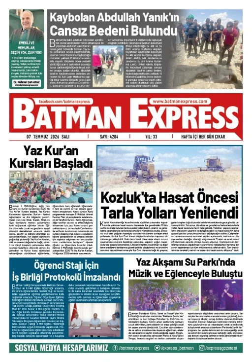 07 TEMMUZ 2026 SALI
