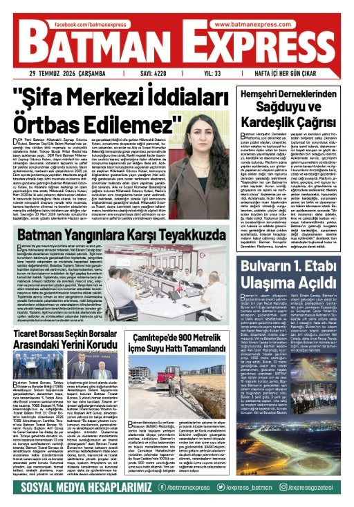 29 TEMMUZ 2026 ÇARŞAMBA