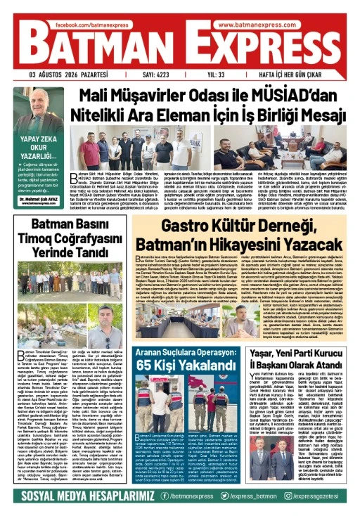 03 AĞUSTOS 2026 PAZARTESİ