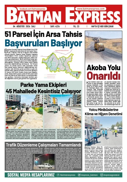 04 AĞUSTOS 2026 SALI