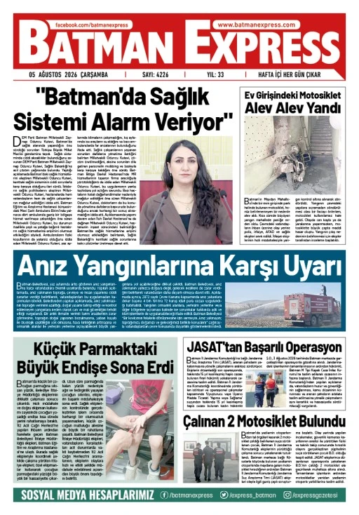 05 AĞUSTOS 2026 ÇARŞAMBA