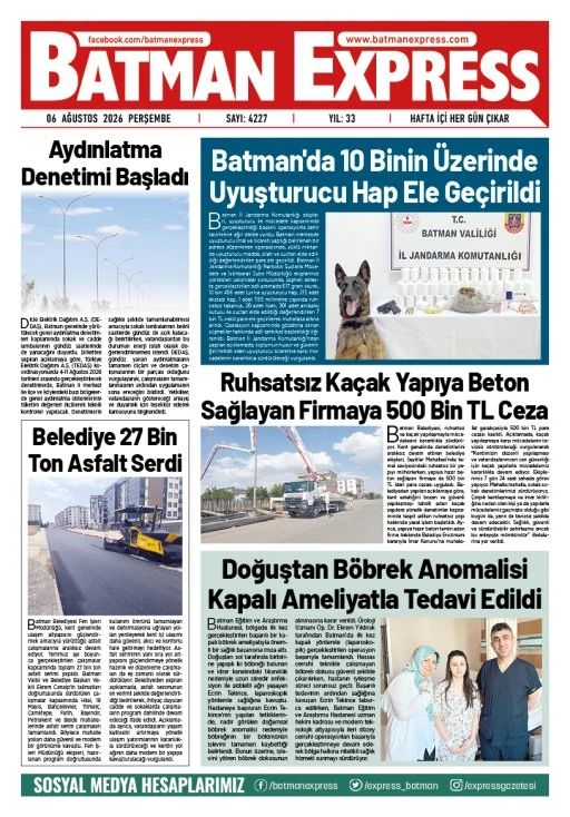 06 AĞUSTOS 2026 PERŞEMBE