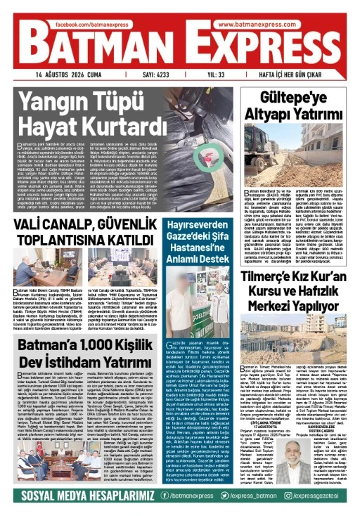 14 AĞUSTOS 2026 CUMA
