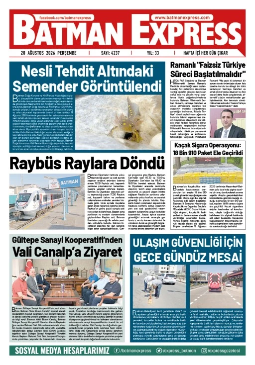 20 AĞUSTOS 2026 PERŞEMBE