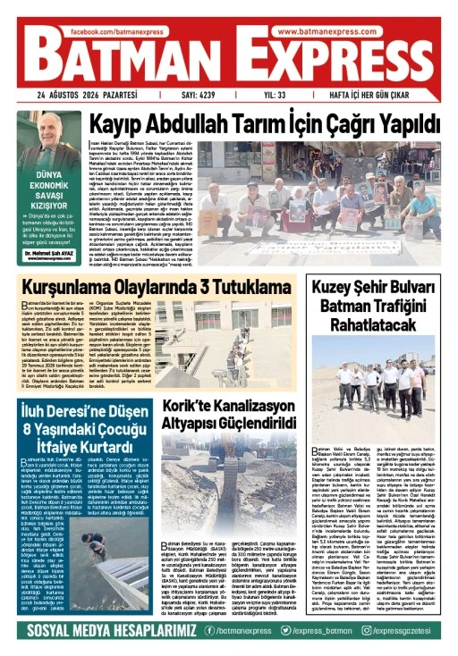 24 AĞUSTOS 2026 PAZARTESİ