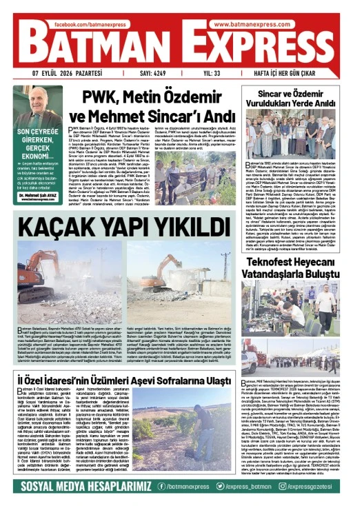 07 EYLÜL 2026 PAZARTESİ