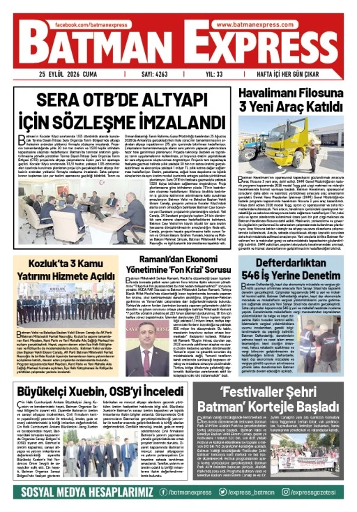 25 EYLÜL 2026 CUMA