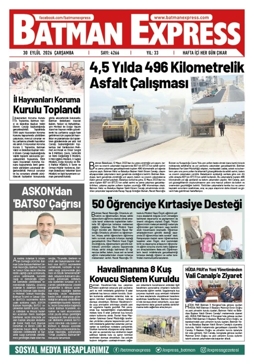 30 EYLÜL 2026 ÇARŞAMBA