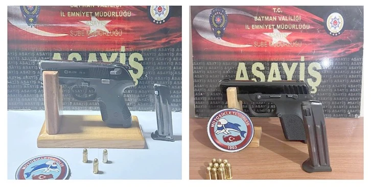 16 RUHSATSIZ SİLAH ELE GEÇİRİLDİ