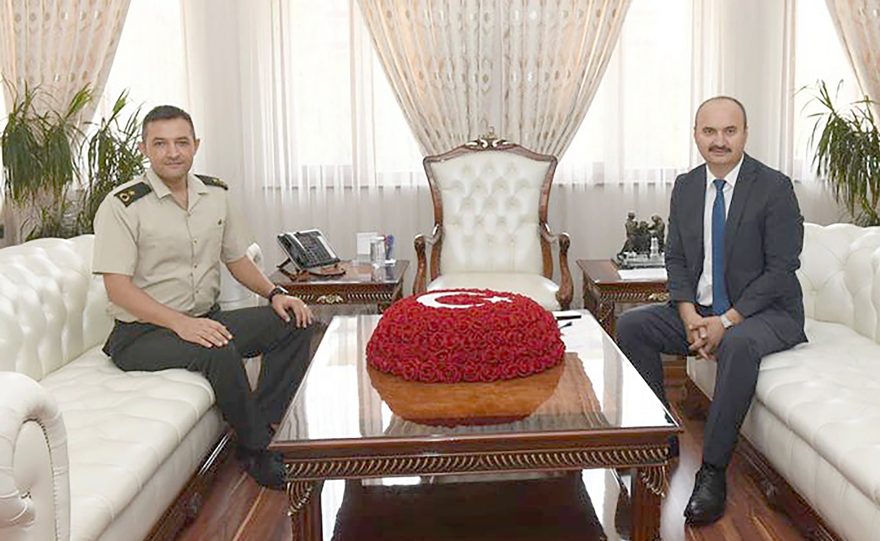 BİNBAŞI DAĞ&rsquo;DAN VALİ CANALP&rsquo;A ZİYARET