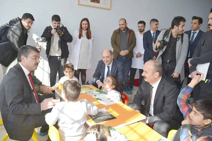 6 DERSLİKLİ ANAOKULU AÇILDI