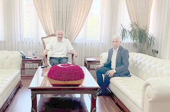BAŞKAN KAPLAN&rsquo;DAN VALİ CANALP&rsquo;A ZİYARET