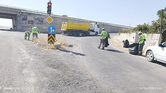 BELEDİYE'DEN ÜÇYOL’A KADAR TEMİZLİK SEFERBERLİĞİ