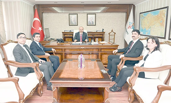 CEZA VE TEVKİFEVLERİ HEYETİNDEN VALİ CANALP&rsquo;E ZİYARET