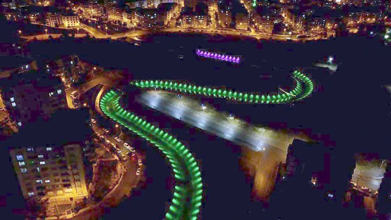 DSİ Y&Uuml;R&Uuml;Y&Uuml;Ş YOLU G&Uuml;NEŞ PANELLERİ G&Ouml;ZDEN GE&Ccedil;İRİLİYOR